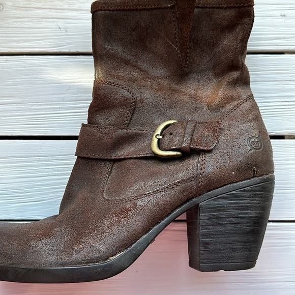 Born Womens Palmer Castagno Oiled Brown Suede size 8 - Picture 4 of 9